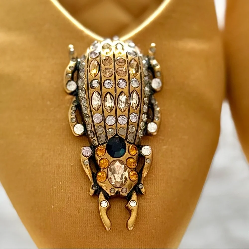 Birdies Satin Flats with Jeweled Beetle - Picture 3 of 5